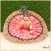 Shaneel Cutdana Lace Work Baby Pink Laddu Poshak